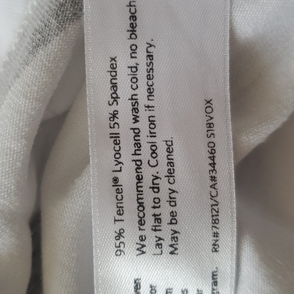 Eileen Fisher stripe boat-neck tunic top - Picture 5 of 10